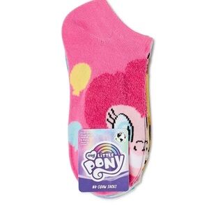 NWT My Little Pony Girls No Show Socks Size Small (6-10.5)